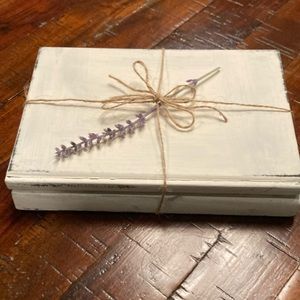 Distressed Painted Antique book bundle